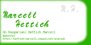 marcell hettich business card